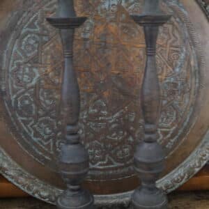 Puiset kynttilänjalat 2kpl