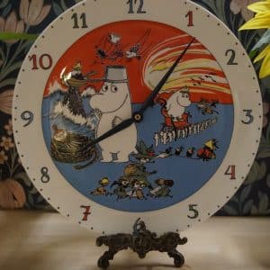 Muumi ja Pyrstötähti seinäkello